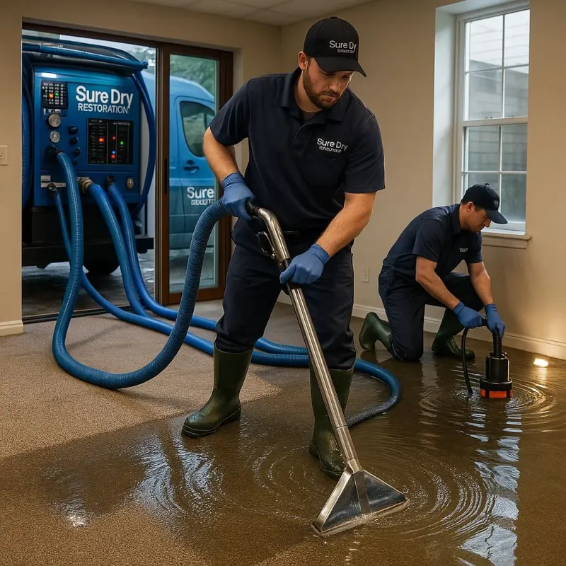 Water Extraction and Removal process in North Plymouth, MA